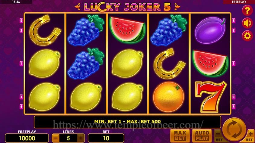 Lucky Joker 5: Slot Modern dengan Simbol Joker Menguntungkan